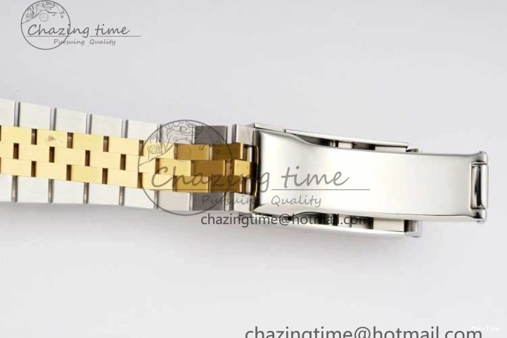 MiroTime 0215 UrbanChic DateJust 36mm SS YG DIWF 1:1 Best Edition 904L Steel Gray Dial Green Markers on Jubilee Bracelet SA 2309